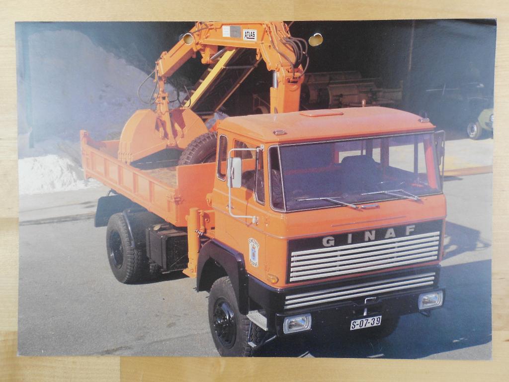 GINAF KFS138 4x4 Brochure 1976 – K.F.S. 138, Ophalen of Verzenden, Zo goed als nieuw, Overige merken, GINAF