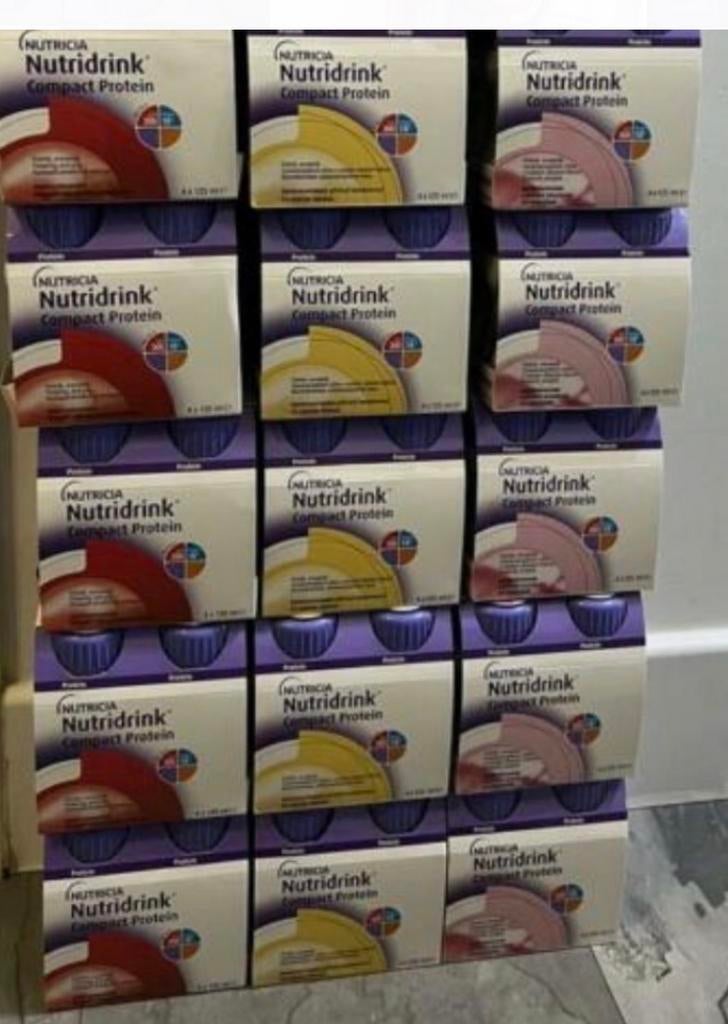 60 Nutridrink flesjes Aardbeien, banaan en bosvruchten, Diversen, Ophalen