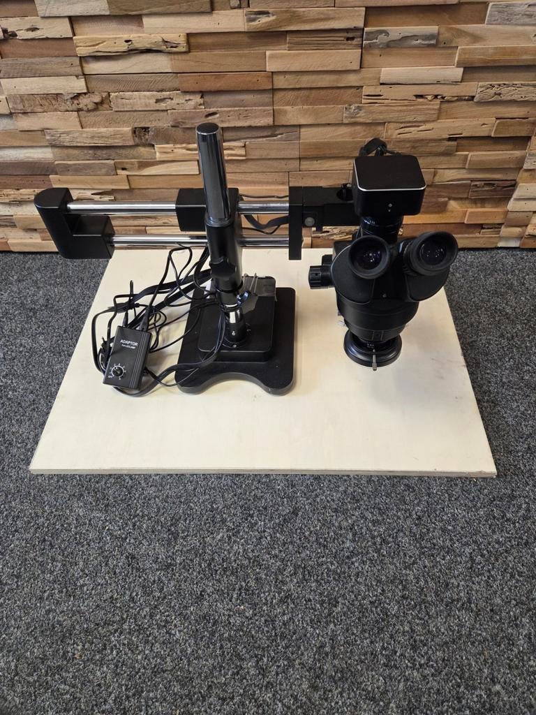 Professionele zoom stereo microscoop, Ophalen, Zo goed als nieuw