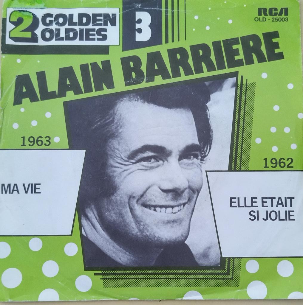 Alain Barrierre - Ma vie, Verzenden, 7 inch, Single, Zo goed als nieuw