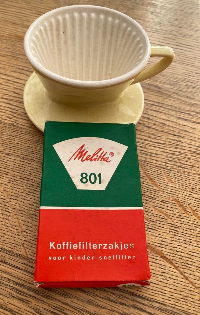Melita mini 801 koffiefilter met filterzakjes., Ophalen of Verzenden, Zo goed als nieuw