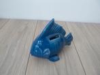 vis spaarpot blauw, afm. 15x19 cm, nieuw, Ophalen of Verzenden, Nieuw, Steen, Aardewerk of Keramiek, Dier