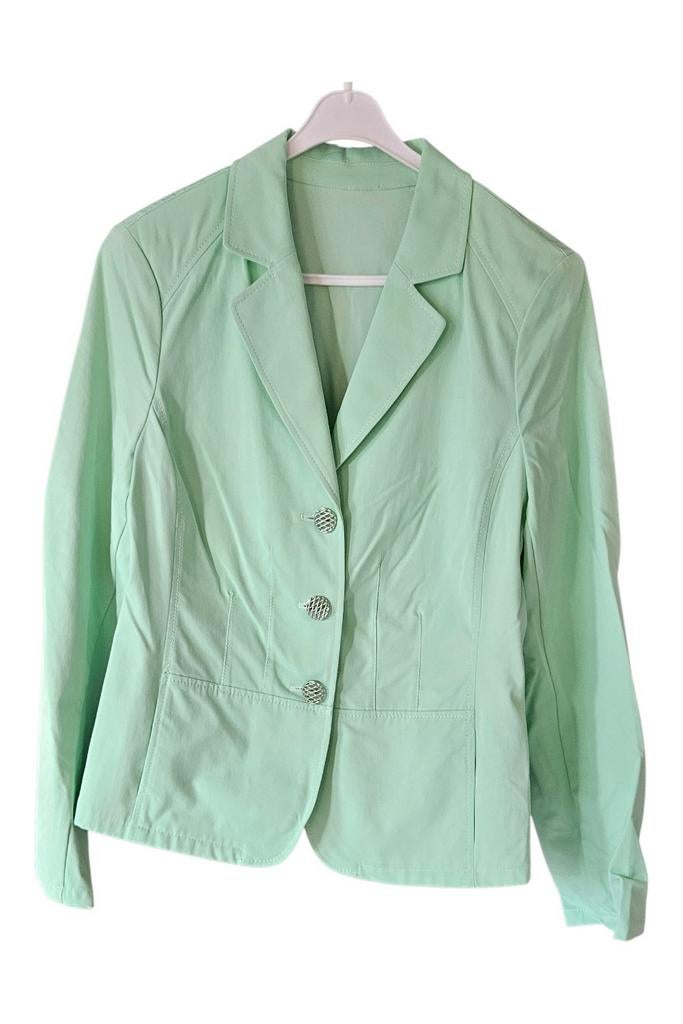 Lichtgroen dames jasje kolbert blazer maat 40, Kleding | Dames, Ophalen of Verzenden, Zo goed als nieuw, Maat 38/40 (M), Jasje
