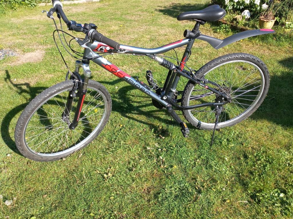 Jongens mountainbike, Gebruikt, Velgrem, Versnellingen, Rockrider