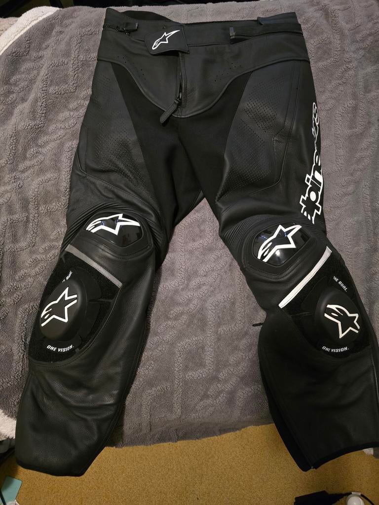Alpinestars Track V2 motorbroek Maat 52, Motoren, Kleding | Motorkleding, Ophalen of Verzenden, Tweedehands, Broek | leer