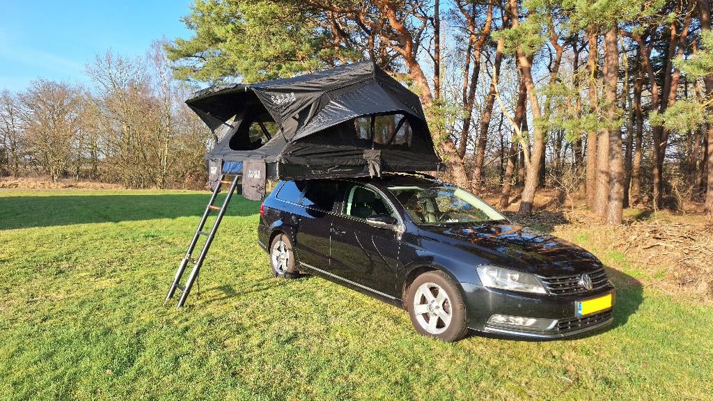 Ruime Daktent (190x230) met Off-grid Elektra en Goed Matras, Caravans en Kamperen, Tenten, Ophalen of Verzenden, Nieuw, Tot en met 3