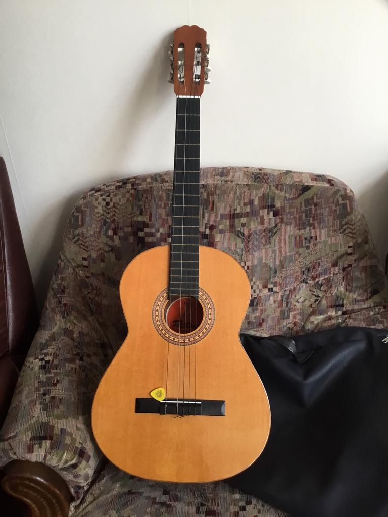 Akoestische gitaar Ritmo T2, Ophalen of Verzenden, Gebruikt, Klassieke of Spaanse gitaar