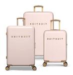 ✅ SUITSUIT Fusion Rose Pearl kofferset 3 Delig - NIEUW, Wieltjes, Hard kunststof, Nieuw, Ophalen of Verzenden