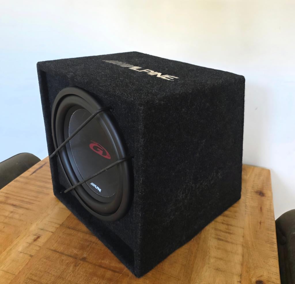 Subwoofer Alpine 12inch, Auto diversen, Autospeakers, Zo goed als nieuw, Ophalen of Verzenden