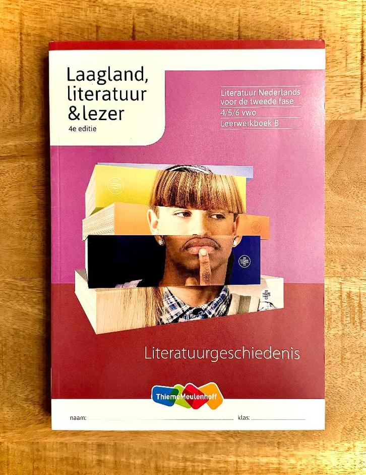 Laagland, Literatuur & Lezer VWO. Leerwerkboek B, 4e editie, Boeken, Schoolboeken, Zo goed als nieuw, Nederlands, VWO, Ophalen of Verzenden
