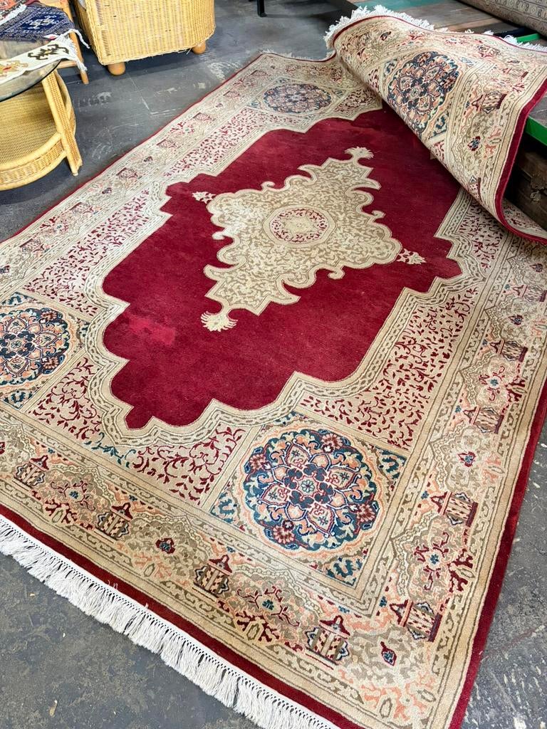 Gebruikt oosters tapijt vloerkleed, 300 bij 200 cm., Ophalen, Gebruikt, Rechthoekig, 200 cm of meer