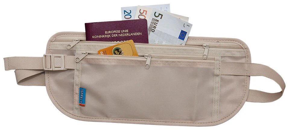 Heupbuidel-/reisportemonnee 4-Travel in nette staat GRATIS, Sieraden, Tassen en Uiterlijk, Portemonnees, Verzenden, Zo goed als nieuw