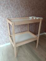 Commode, beuken/wit, met bakjes., Ophalen, Minder dan 75 cm, 50 tot 70 cm, Opstaande rand
