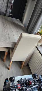 Gratis eettafel met 6 stoelen, Gebruikt, 100 tot 150 cm, Ophalen of Verzenden, Vijf personen of meer