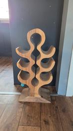 Houten wijnrek voor 9 flessen, Ophalen, Zo goed als nieuw, Hout, 5 tot 15 flessen
