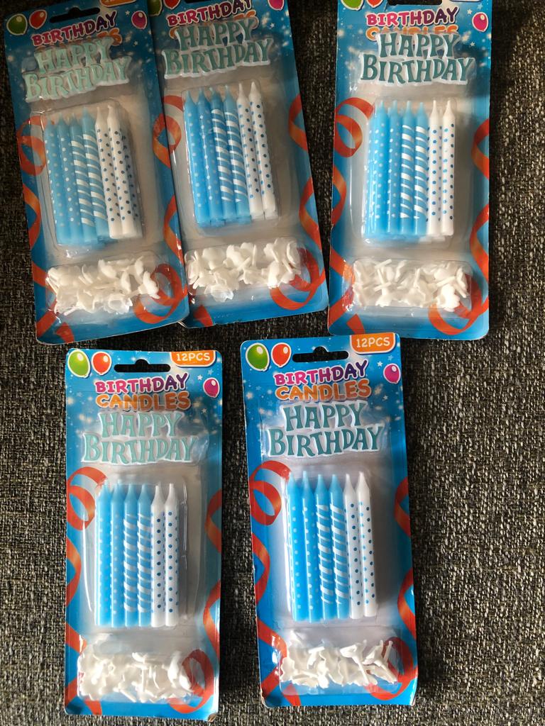 Verjaardagskaarsen, Ophalen of Verzenden, Nieuw, Versiering