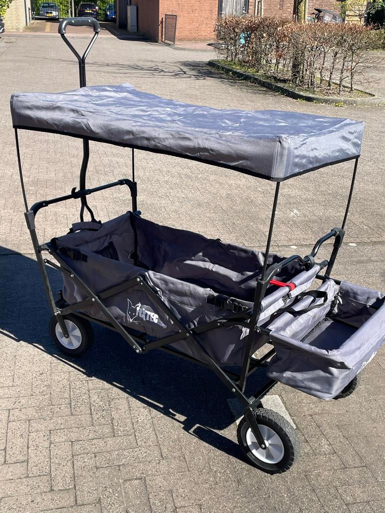 FUXTEC bolderkar met zonnedak, Caravans en Kamperen, Bolderkarren, Ophalen, Gebruikt