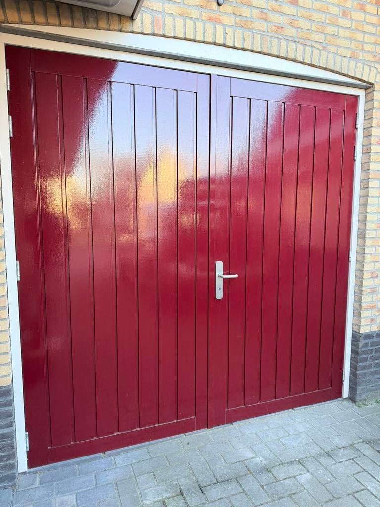 Garagedeuren, Ophalen, Gebruikt, Garagedeur, Hout