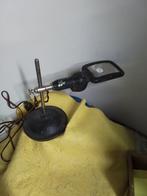 3845) mooie gietijzeren industriële  loep lamp jaren 20, Ophalen of Verzenden, Loeplamp