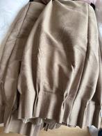 Overgordijnen 400x230 cm, 2 delen, Huis en Inrichting, Stoffering | Gordijnen en Lamellen, Ophalen, Gebruikt, Beige, 200 cm of meer