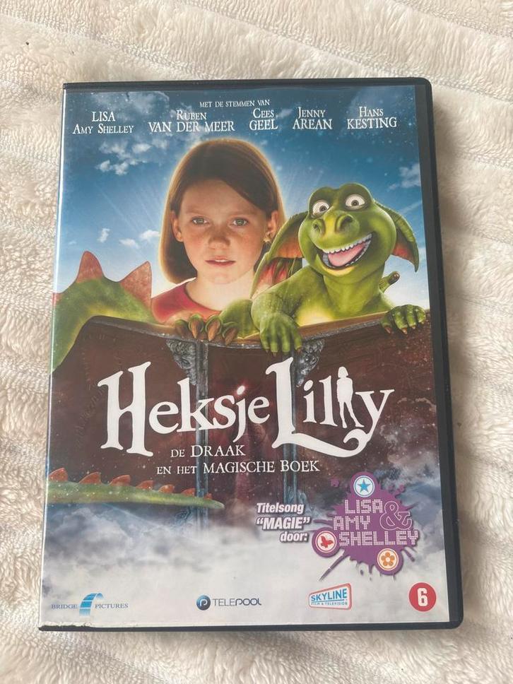 DVD Heksje Lilly: De Draak en het Magische Boek, Cd's en Dvd's, Dvd's | Kinderen en Jeugd, Zo goed als nieuw, Film, Avontuur, Vanaf 6 jaar