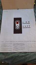 SIEMENS kalender 1989 grafisch ontwerpers, Diversen, Kalenders, Ophalen of Verzenden, Maandkalender, Zo goed als nieuw