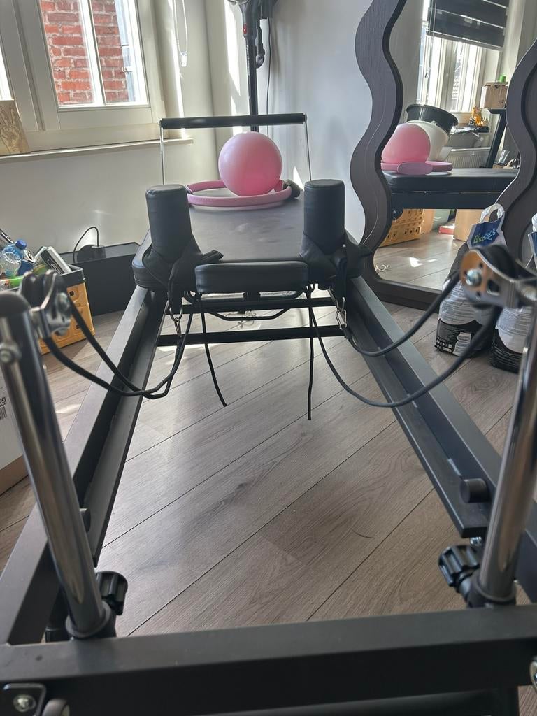 Mewave pilates reformer, Sport en Fitness, Ophalen, Zo goed als nieuw