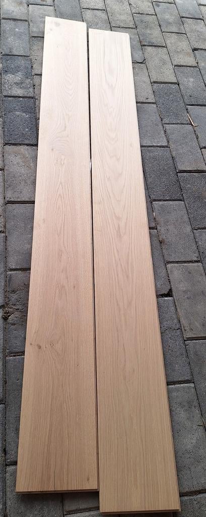 Eiken vloer/ parket vloer / multi plank 3mm eiken, Doe-het-zelf en Verbouw, Ophalen, Vloerdelen of -planken, 10 m² of meer, 10 tot 30 cm