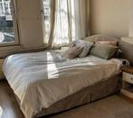 Ikea bed frame & mattress, Ophalen, Overige materialen, Verstelbaar, Beige