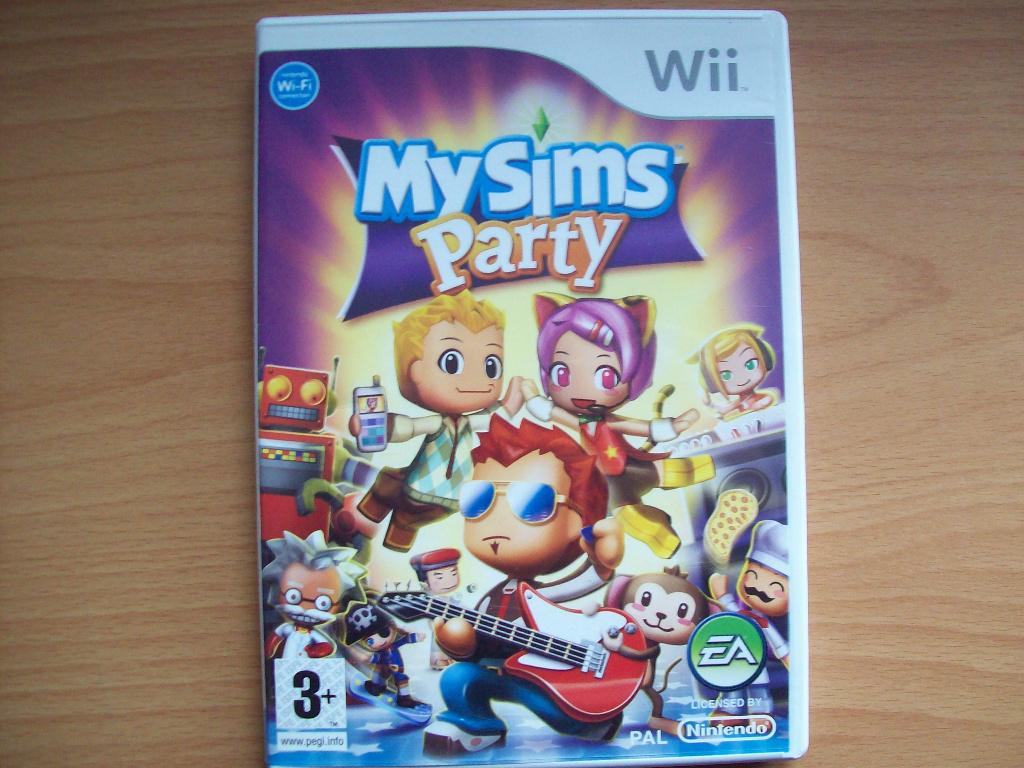 My Sims Party (met boekje!) Nintendo Wii; MySims, 1 speler, Ophalen of Verzenden, Zo goed als nieuw, Vanaf 3 jaar