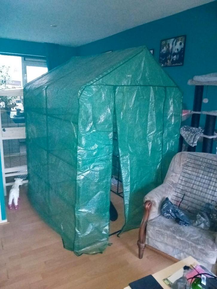 Kweekkas, Tuin en Terras, Kassen, Gebruikt, Kweekkas, Staal, Overige materialen, Ophalen