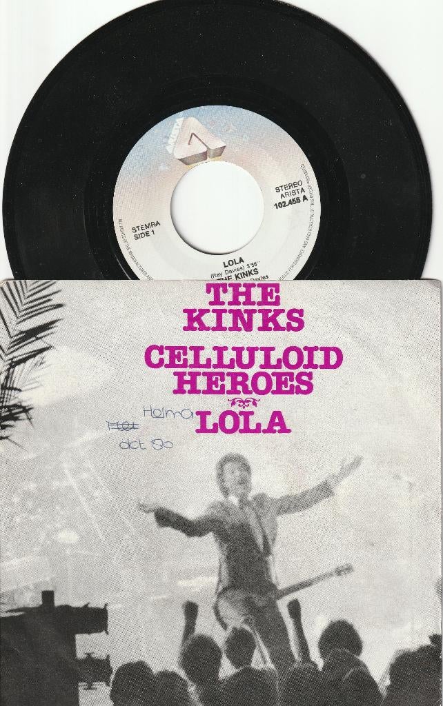 The Kinks - Lola & Celluloid Heroes -fotohoes ook VERZENDEN, Cd's en Dvd's, Vinyl Singles, Ophalen, Gebruikt, Pop