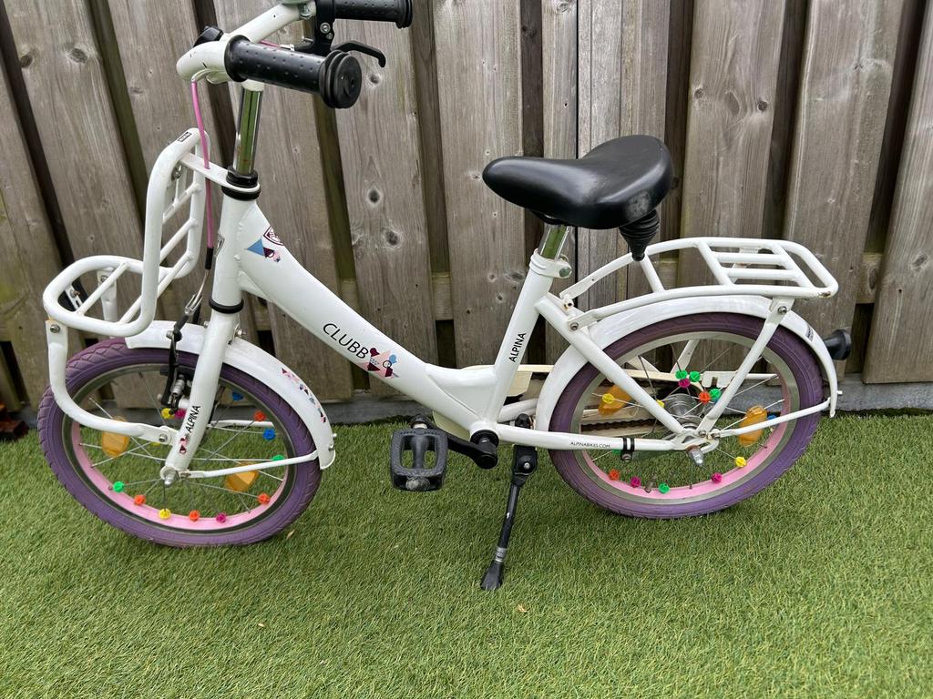 meisjes fiets 16 inch, Fietsen en Brommers, Fietsen | Meisjes, Ophalen, Zo goed als nieuw, 16 inch