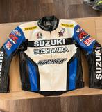 Suzuki Yoshimura Motorjas (Maat M) Vintage blauw, Ophalen of Verzenden, Zo goed als nieuw, Overige maten, Blauw