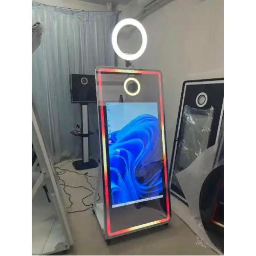 DJLicht 65 inch spiegel fotobooth, Geluidgestuurd, ., Nieuw, Ophalen of Verzenden