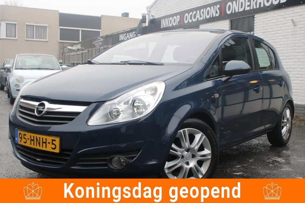 Opel Corsa 1.4-16V Cosmo | Airco | Cruise control | Elec ram, Auto's, Opel, Voorwielaandrijving, Gebruikt, Zwart, 4 cilinders