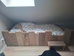 1 pers bed steigerhout, Ophalen, Eenpersoons