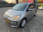Volkswagen Up! 1.0 high up! NL-Auto 1e Eigenaar NAP-OK 17.00, Euro 5, Stof, Gebruikt, Parkeersensor