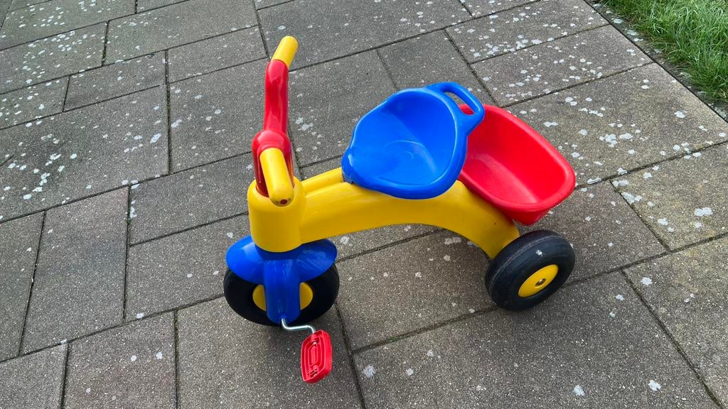 Driewieler, kinderen 1 tot 2 jaar, Drie kleuren, Ophalen, Gebruikt