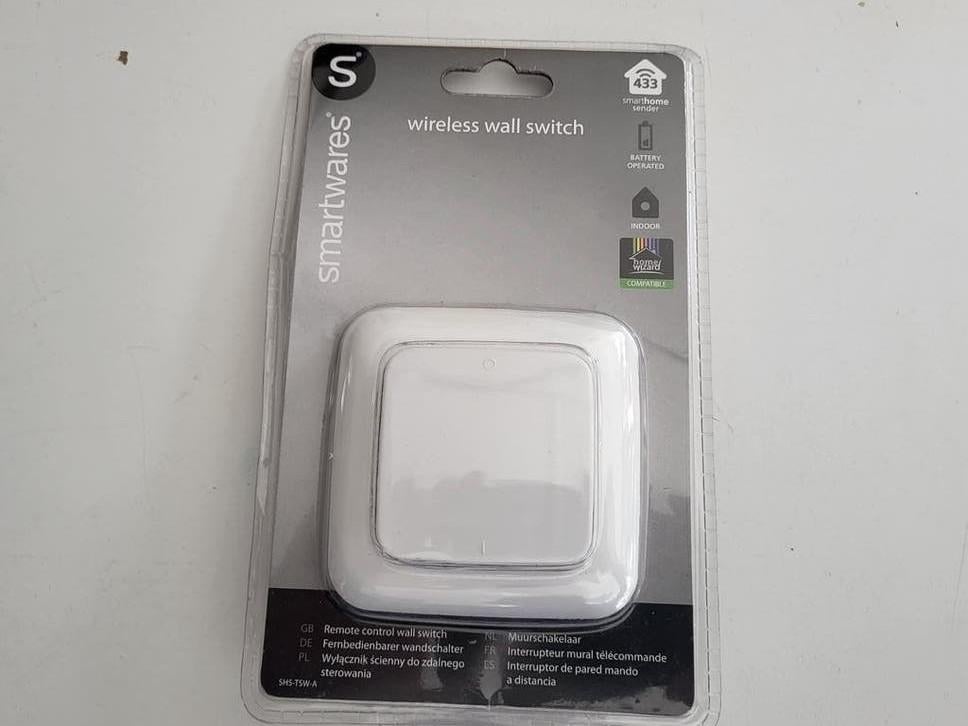 Smartwares Draadloze Wandschakelaar - Nieuw in verpakking, Ophalen of Verzenden, Nieuw, Modern, Smart Home