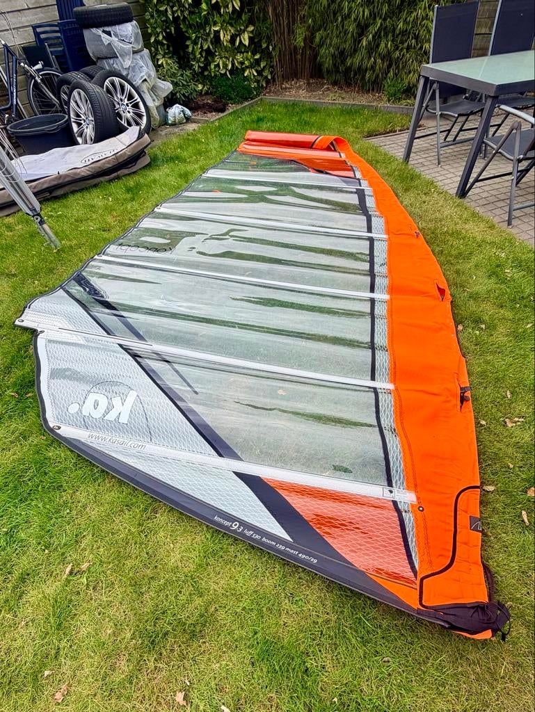 KA Koncept 9.3 / lorch silberpfeil 5.20 100% izgst, Watersport en Boten, Windsurfen, Ophalen, Gebruikt, Zeil, 7 m² of meer