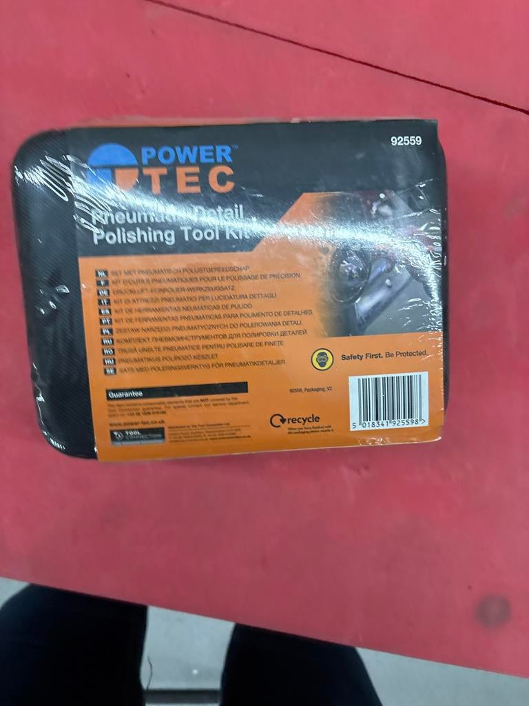Power-Tec Pneumatic Detail Polishing Tool Kit, Verzenden, Powertec, Powertec, Nieuw