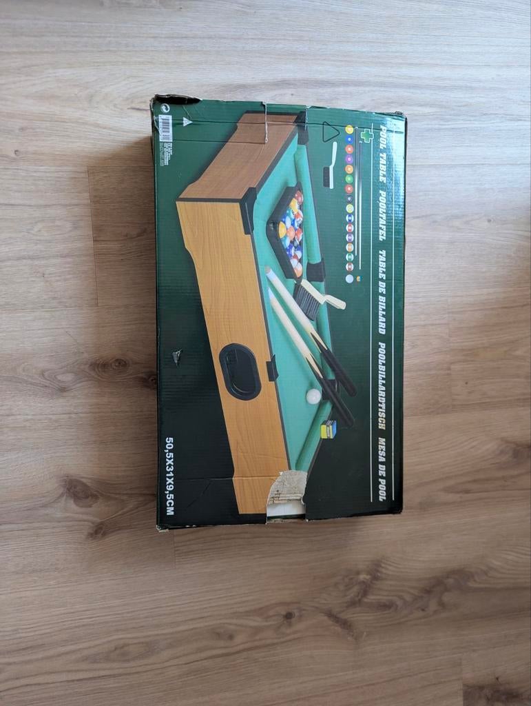 Mini Pooltafel voor Kinderen - Nieuw in Doos, Kinderen en Baby's, Ophalen of Verzenden, Nieuw, Jongen of Meisje