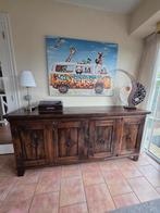 Houten Dressoir - Hardhout, Ophalen, Landelijk, 200 cm of meer, 25 tot 50 cm