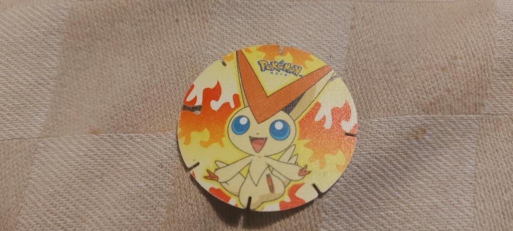 flippo pokemon chiki balls zeldzaam Victini fraai, Verzamelen, Flippo's, Ophalen of Verzenden, Losse flippo's