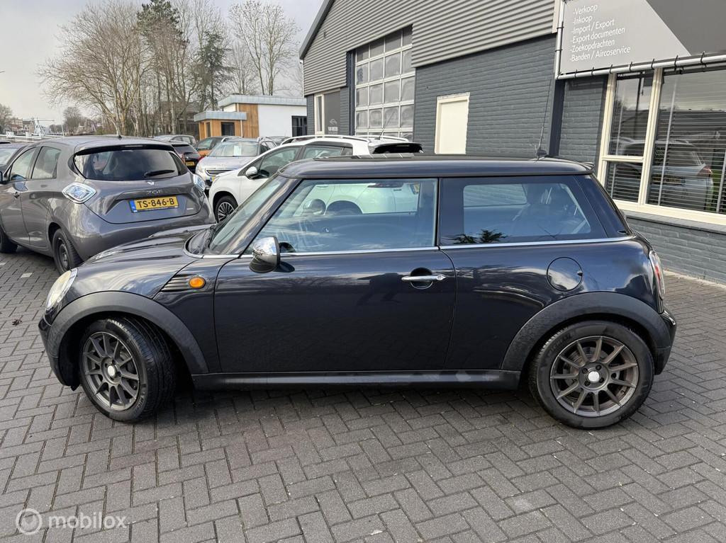 Mini Mini 1.4 One, Airco, 3 deurs, apk 12-2026, Voorwielaandrijving, Stof, Gebruikt, Zwart