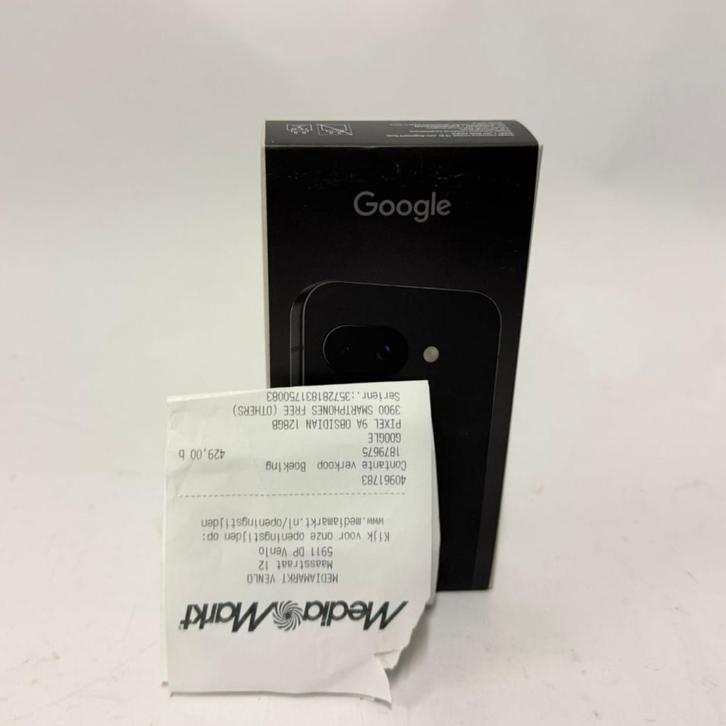 Google Pixel 9a 128GB Black | Nieuw, Telecommunicatie, Mobiele telefoons | Overige merken, Nieuw