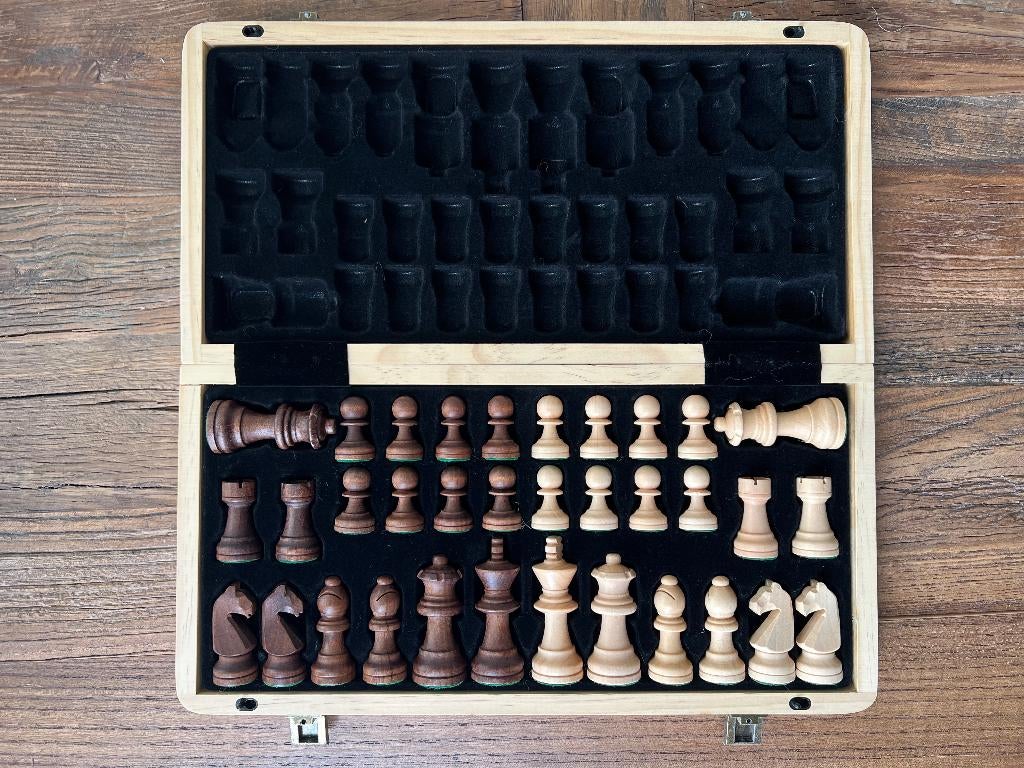 Wooden Chess Set, New / Unused, Ophalen of Verzenden, Nieuw