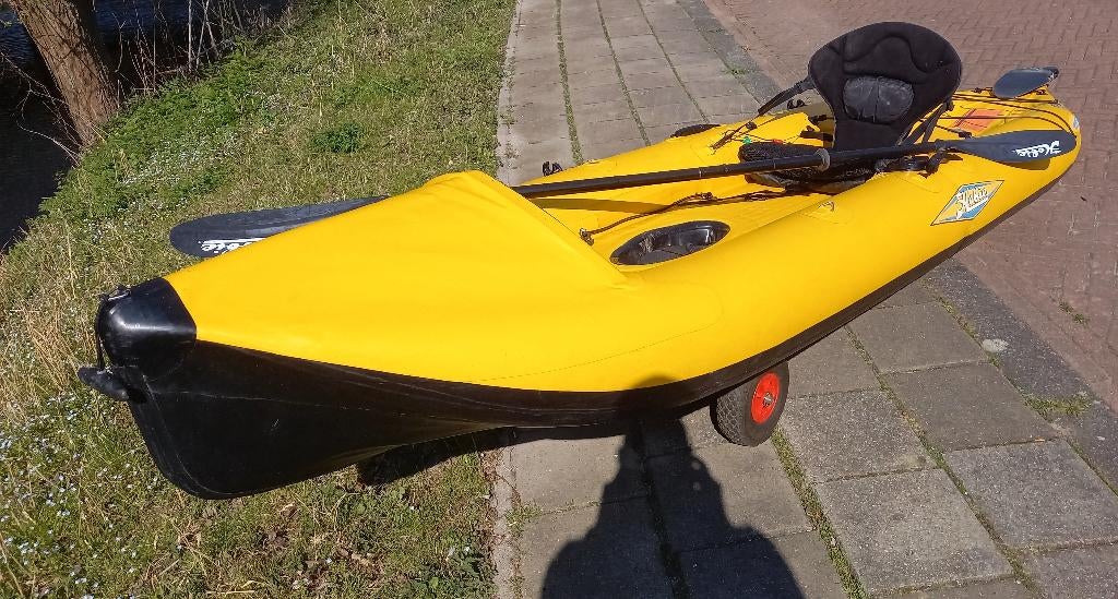 Hobie trapkano opblaasbaar, Watersport en Boten, Kano's, Ophalen, Gebruikt, Eén persoon, Overige typen