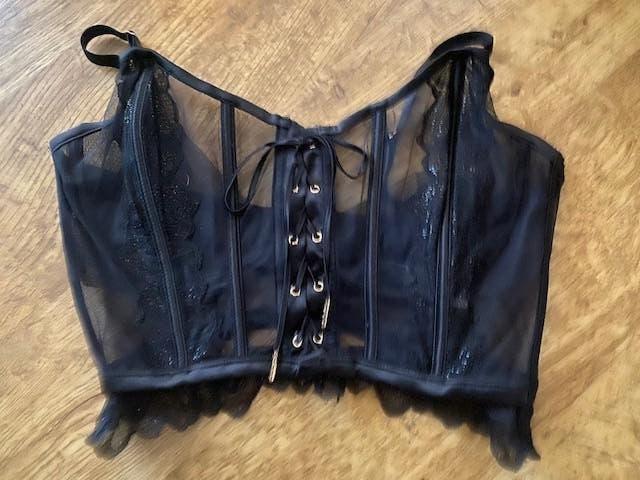 korset, Verzenden, Zwart, Body of Korset